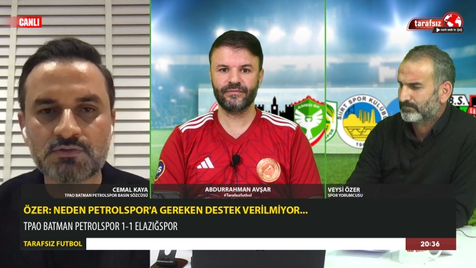 Tarafsız Futbol | Abdurrahman AVŞAR, Veysi ÖZER, Cemal KAYA