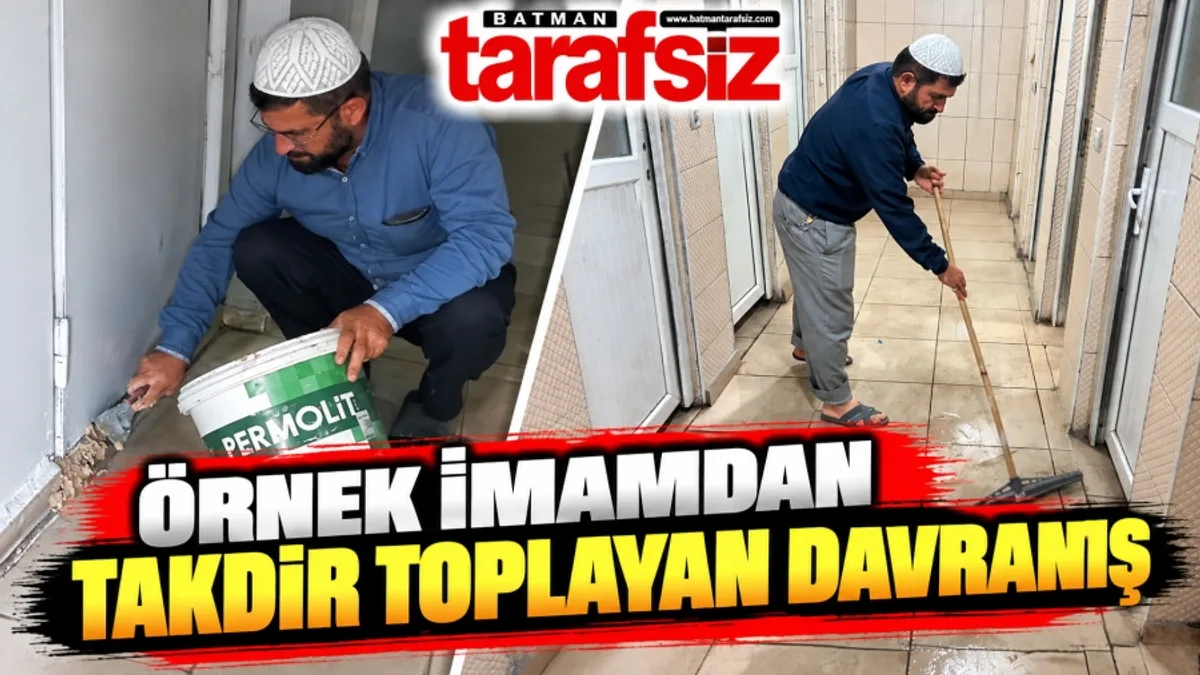 ÖRNEK İMAMDAN TAKDİR TOPLAYAN DAVRANIŞ