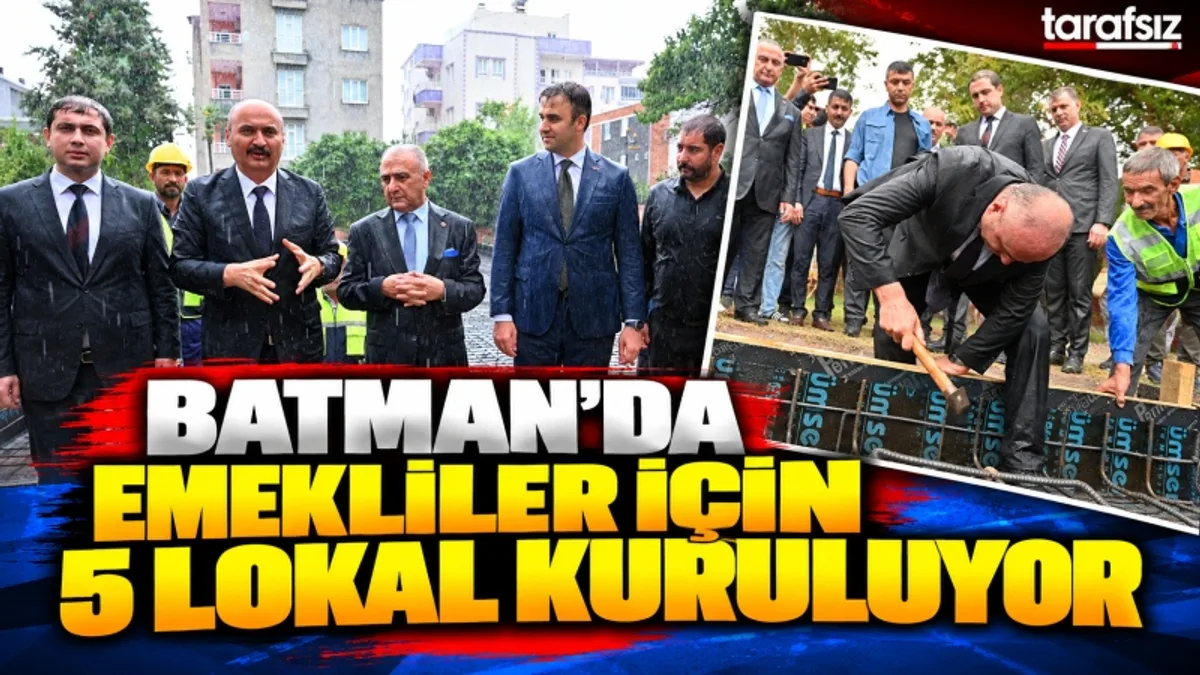 BATMAN’DA EMEKLİLER İÇİN 5 LOKAL KURULUYOR
