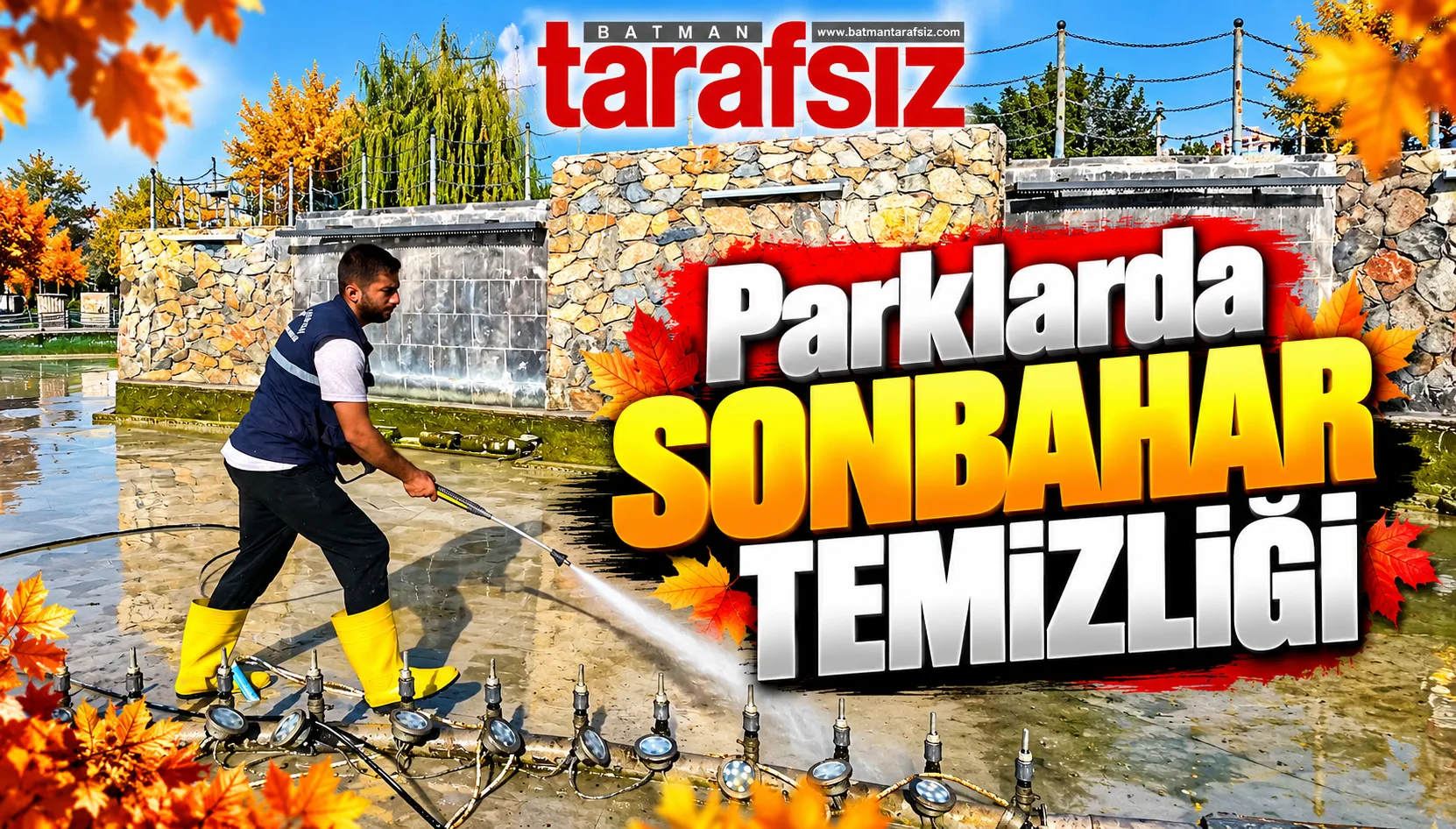 Parklarda Sonbahar Temizliği